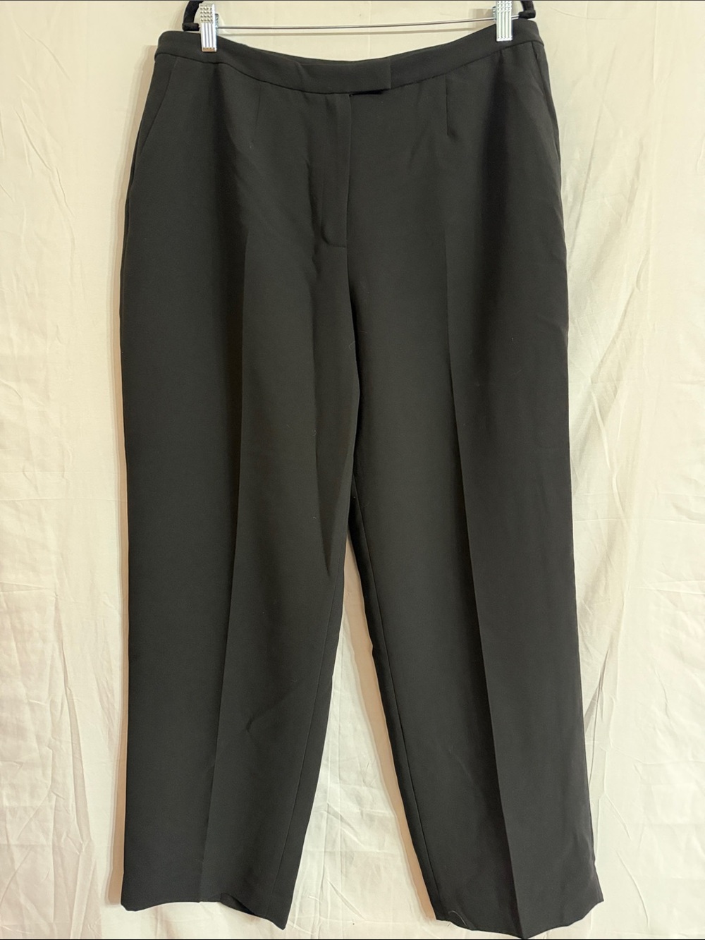 Jones New York Black Straight-Leg Dress Pants